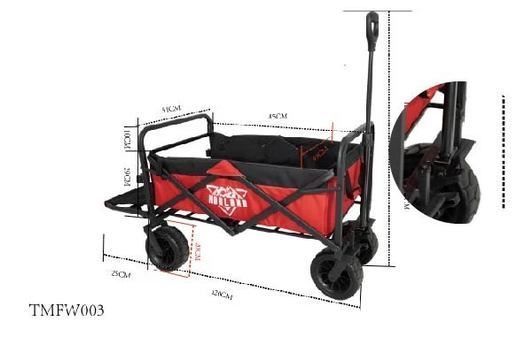 Customized Garden Wagon With Back Door
