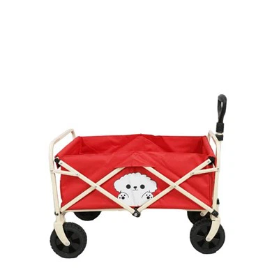 Carrito de compras plegable para jardín y playa
