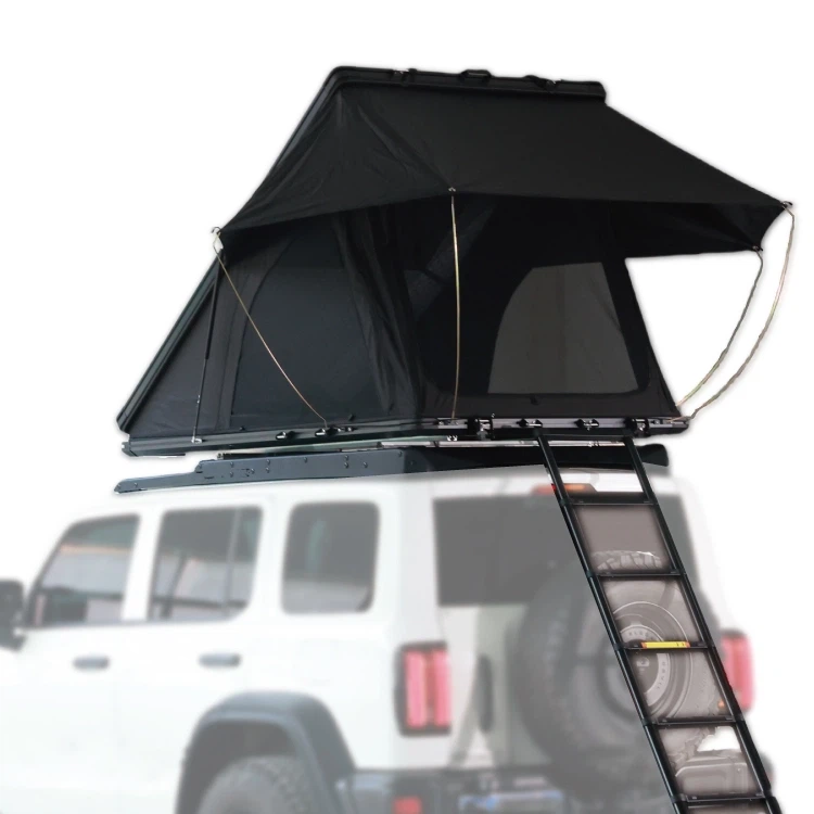Tienda de techo de cáscara dura triangular de aluminio de 2 hombres